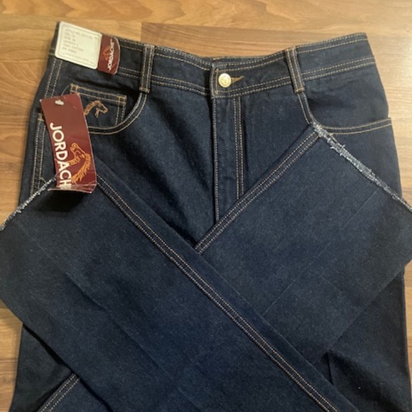 Vintage Jordache Jeans Mens Blue Wash Deadstock 34 - Picture 1 of 3